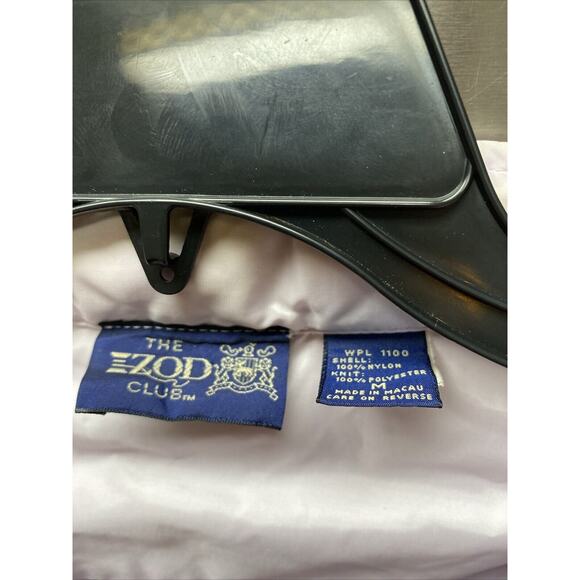 The Zod Club Womens Windbreaker Jacket Long Sleeve Violet Size Medium - Picture 2 of 6